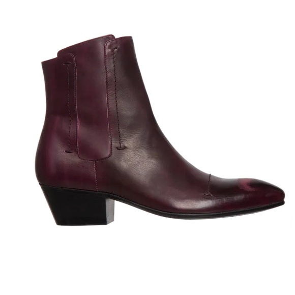 NWT ROCHAS Paris Homme Boots FW2017 Size 44/ 11 - Picture 1 of 12